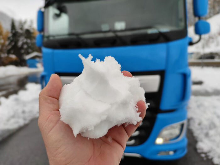 der erste Schnee am Brenner